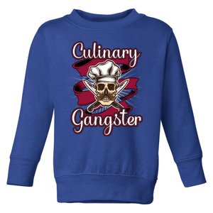 Culinary Gangster Funny Restaurant Cook Chef Gift Toddler Sweatshirt