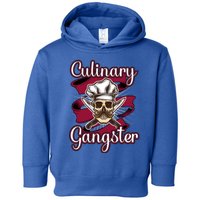 Culinary Gangster Funny Restaurant Cook Chef Gift Toddler Hoodie