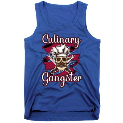 Culinary Gangster Funny Restaurant Cook Chef Gift Tank Top