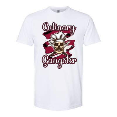 Culinary Gangster Funny Restaurant Cook Chef Gift Softstyle CVC T-Shirt