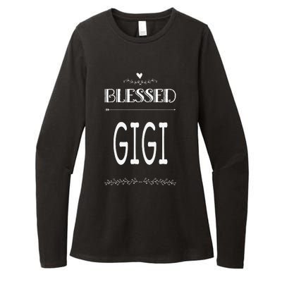 Cute Gift For Grandma Grandmother Blessed Gigi Womens CVC Long Sleeve Shirt