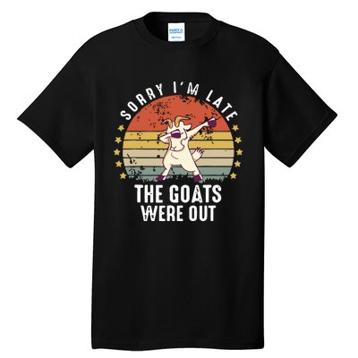 Cute Goat Funny Goat Farm Animal Tall T-Shirt