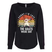 Cute Goat Funny Goat Farm Animal Womens California Wash Sweatshirt