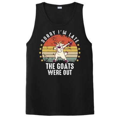 Cute Goat Funny Goat Farm Animal PosiCharge Competitor Tank