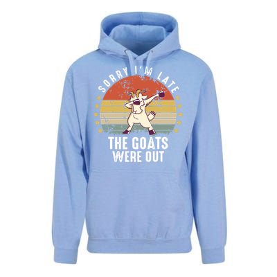 Cute Goat Funny Goat Farm Animal Unisex Surf Hoodie