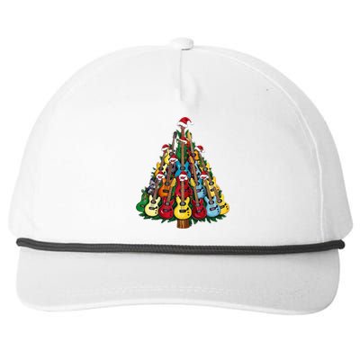 Christmas Guitar For Music Loversand Snapback Five-Panel Rope Hat