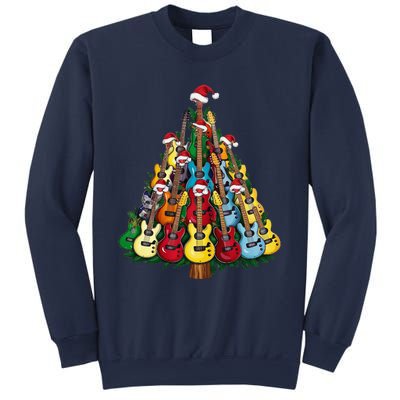 Christmas Guitar For Music Loversand Sweatshirt