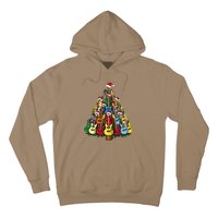 Christmas Guitar For Music Loversand Hoodie