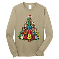 Christmas Guitar For Music Loversand Long Sleeve Shirt