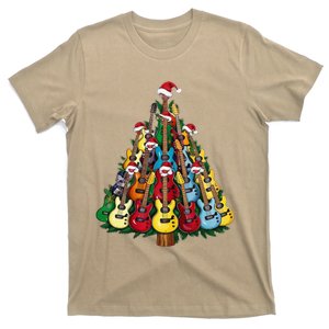 Christmas Guitar For Music Loversand T-Shirt