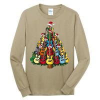 Christmas Guitar For Music Loversand Tall Long Sleeve T-Shirt