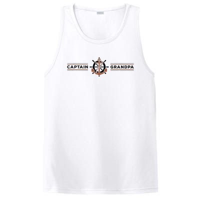 Captain Grandpa Family Grandchild Boating PosiCharge Competitor Tank