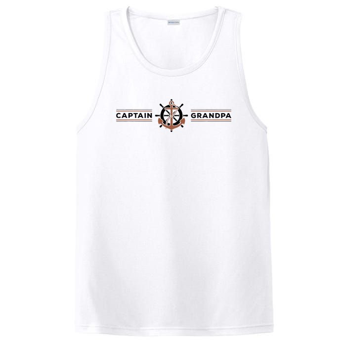 Captain Grandpa Family Grandchild Boating PosiCharge Competitor Tank