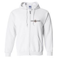 Captain Grandpa Family Grandchild Boating Full Zip Hoodie