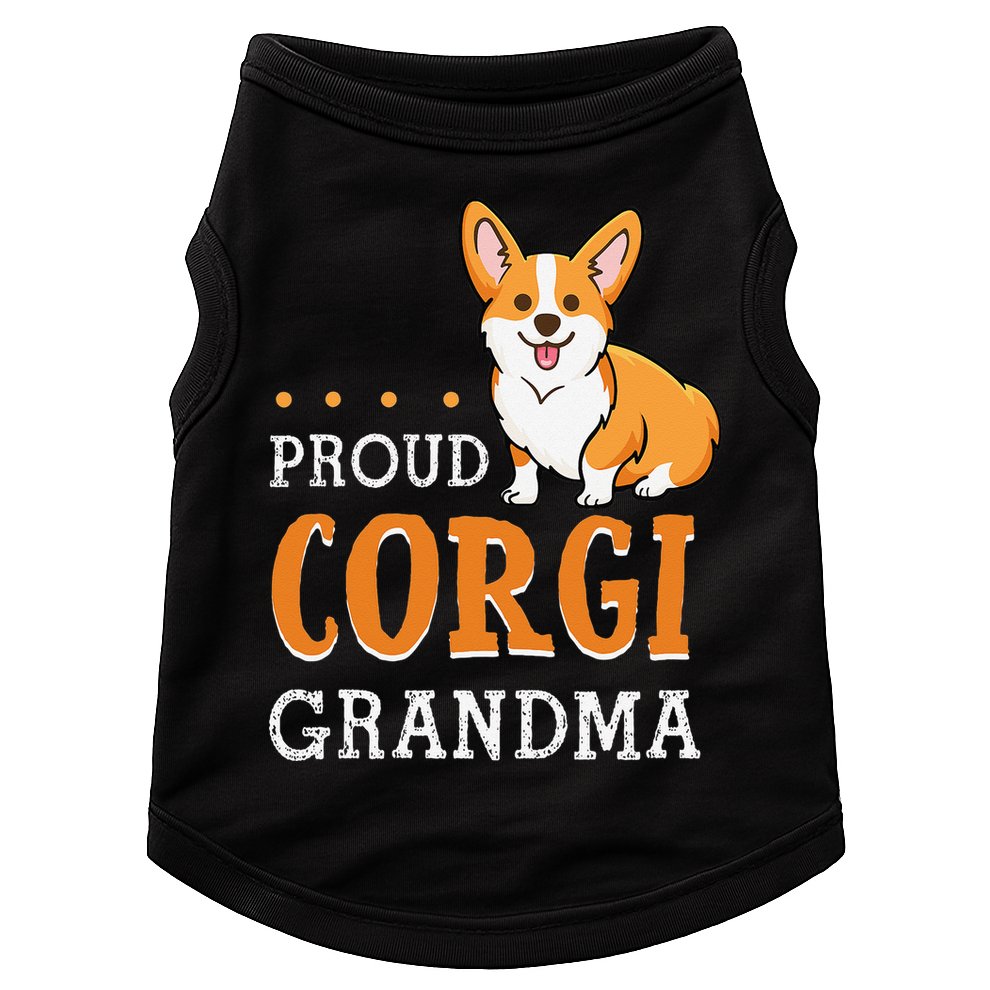 Corgi Grandma Funny Mother's Day Dog Lover Gift Proud Doggie Tank