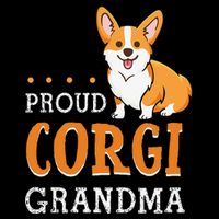 Corgi Grandma Funny Mother's Day Dog Lover Gift Proud Hoodie