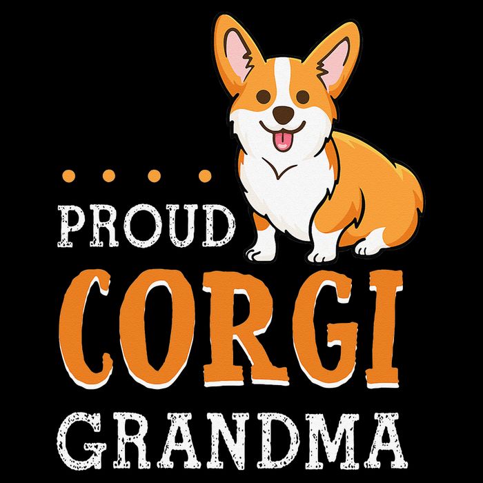 Corgi Grandma Funny Mother's Day Dog Lover Gift Proud Hoodie