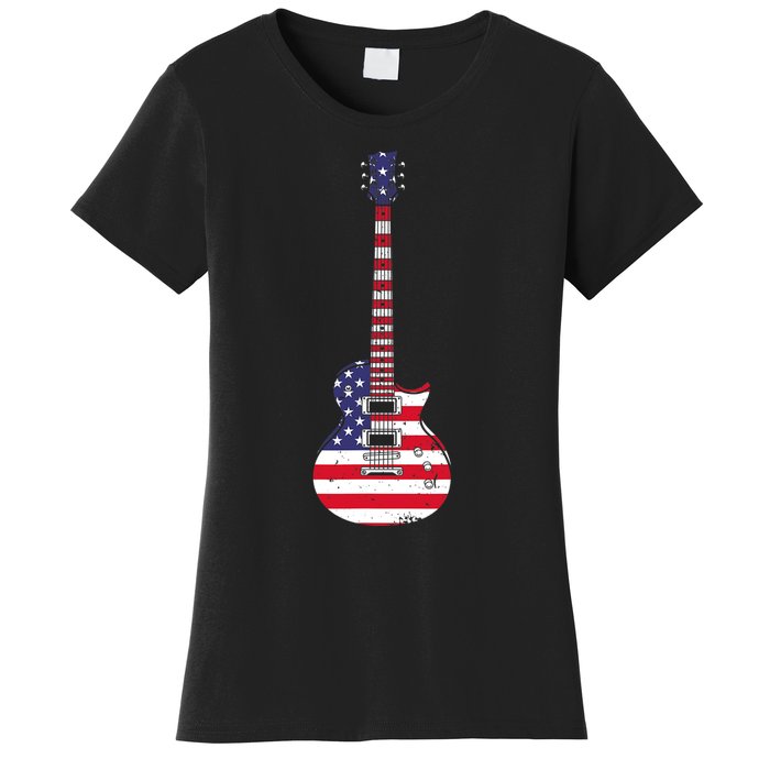 Cool Guitar For Men Women Musician Electric Guitarist Music Women's T-Shirt