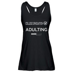 College Graduation Funny Graduate School Ladies Essential Flowy Tank