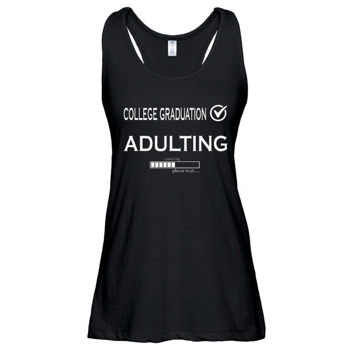 College Graduation Funny Graduate School Ladies Essential Flowy Tank