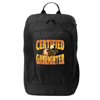 Certified Gaslighter Funny Sarcasm Oddly Specific Meme City Backpack