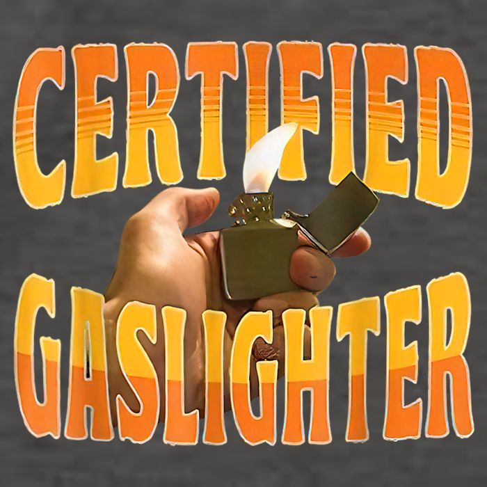 Certified Gaslighter Funny Sarcasm Oddly Specific Meme Vector Backpack