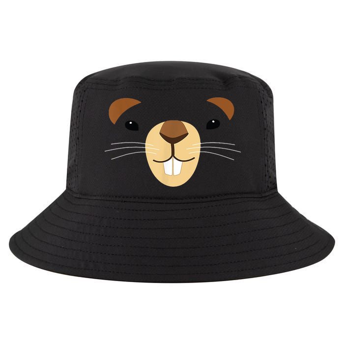 Cute Groundhog Face Cool Comfort Performance Bucket Hat