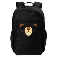 Cute Groundhog Face Daily Commute Backpack