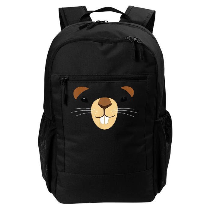 Cute Groundhog Face Daily Commute Backpack