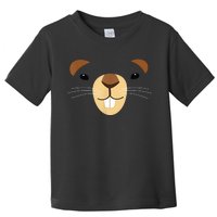 Cute Groundhog Face Toddler T-Shirt