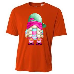 Cute Gnome Family Group Halloween Costume For Roller Skater Gift Cooling Performance Crew T-Shirt