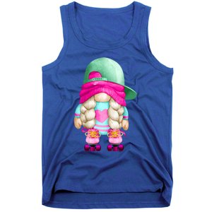 Cute Gnome Family Group Halloween Costume For Roller Skater Gift Tank Top