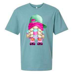 Cute Gnome Family Group Halloween Costume For Roller Skater Gift Sueded Cloud Jersey T-Shirt