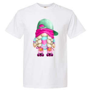 Cute Gnome Family Group Halloween Costume For Roller Skater Gift Garment-Dyed Heavyweight T-Shirt