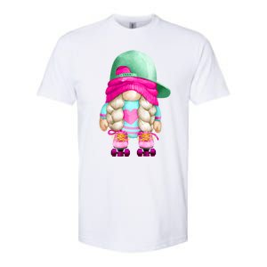 Cute Gnome Family Group Halloween Costume For Roller Skater Gift Softstyle CVC T-Shirt