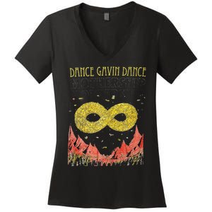 Christmas Gifts For Dance Gavin Dance Lovers Love Dance Women's V-Neck T-Shirt