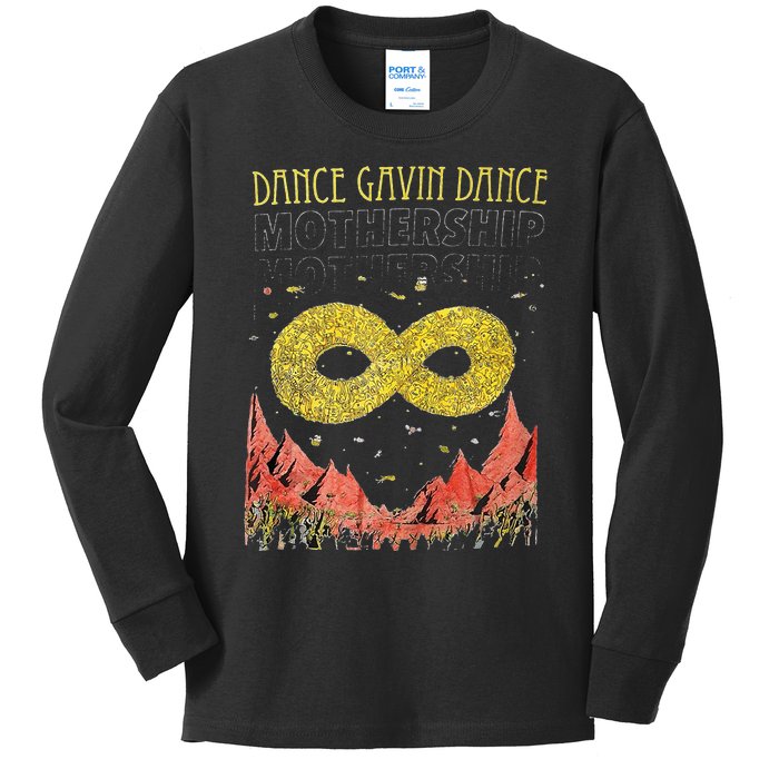 Christmas Gifts For Dance Gavin Dance Lovers Love Dance Kids Long Sleeve Shirt