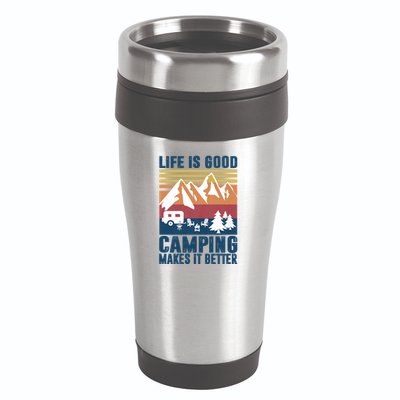 Camping Gifts For Camper Camping Makes It Better 16oz Travel Tumbler