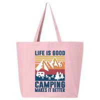 Camping Gifts For Camper Camping Makes It Better 25L Jumbo Tote