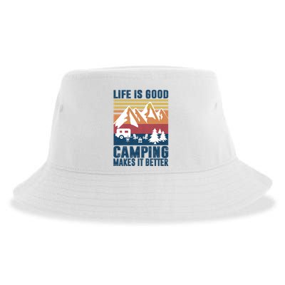 Camping Gifts For Camper Camping Makes It Better Sustainable Bucket Hat