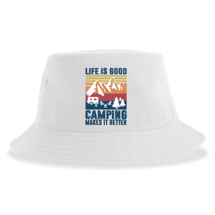 Camping Gifts For Camper Camping Makes It Better Sustainable Bucket Hat
