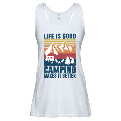 Camping Gifts For Camper Camping Makes It Better Ladies Essential Flowy Tank
