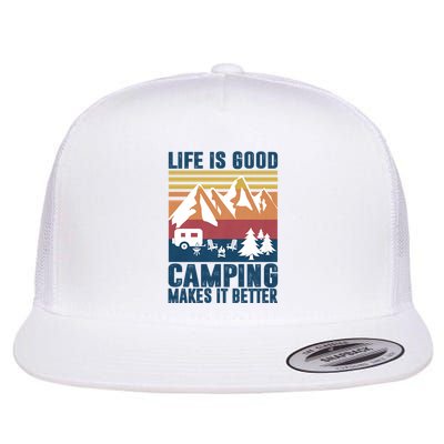 Camping Gifts For Camper Camping Makes It Better Flatbill Hat