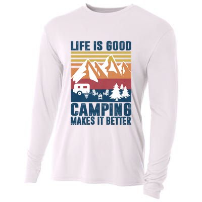 Camping Gifts For Camper Camping Makes It Better Cooling Performance Long Sleeve Crew