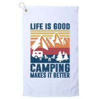Camping Gifts For Camper Camping Makes It Better Golf Towel