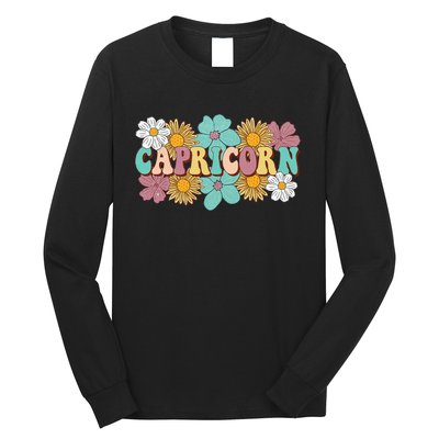 Capricorn Gifts Funny Dec Jan Birthday Astrology Zodiac Sign Long Sleeve Shirt