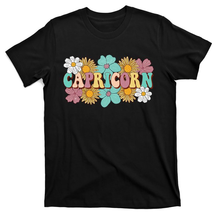 Capricorn Gifts Funny Dec Jan Birthday Astrology Zodiac Sign T-Shirt