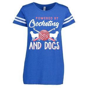 Crochemeaningful Gift Funny Dog Lover Crochet Lover Crocheting Cool Gift Enza Ladies Jersey Football T-Shirt