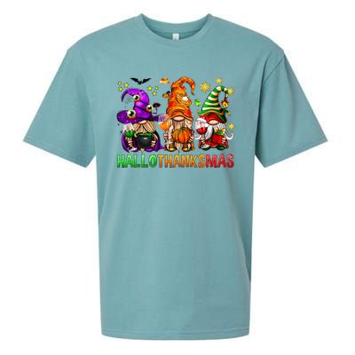 Cute Gnomies Family Christmas Funny Vacation Sueded Cloud Jersey T-Shirt