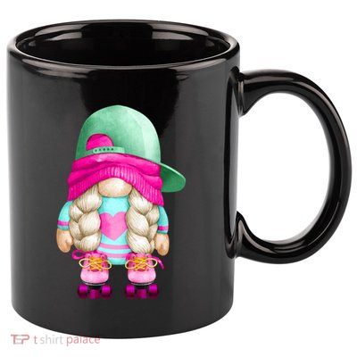Cute Gnome Family Group Halloween Costume For Roller Skater Gift 11oz C Handle Ceramic Mug